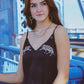 Vela Silk Slip Dress in Jaguar Stars