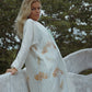 The Royal Silk Robe in Azulik Flowers