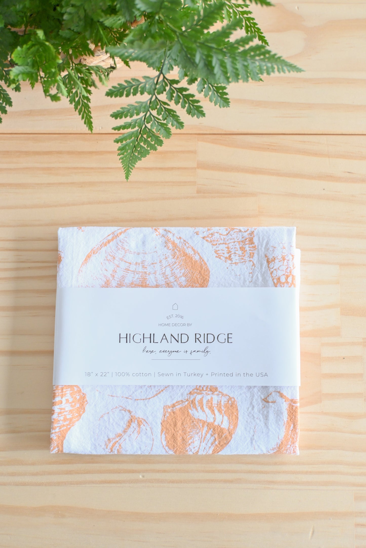 Seashell Tea Towel
