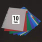 Dividers w/ 10-Color Tabs