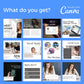Downloadable Instagram Social Media Manager 50 Template Style #2
