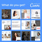 Downloadable Instagram Social Media Manager 50 Template Style #2