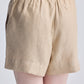 Drawstring Shorts in Neutral Beige