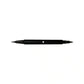 Dual Tip Eye Definer Pen - Black - eye liner