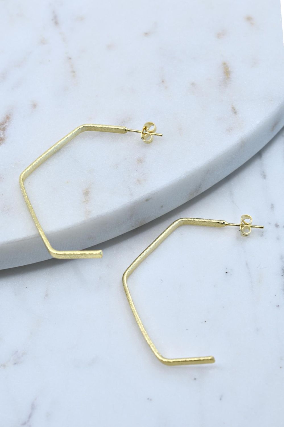 Hexagonal Style Earring