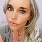 Mrs. Parker Necklace in Purple Mojave Copper Turquoise