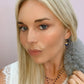 Double Diana Denmark Necklace in Sapphire with Sapphire Drop
