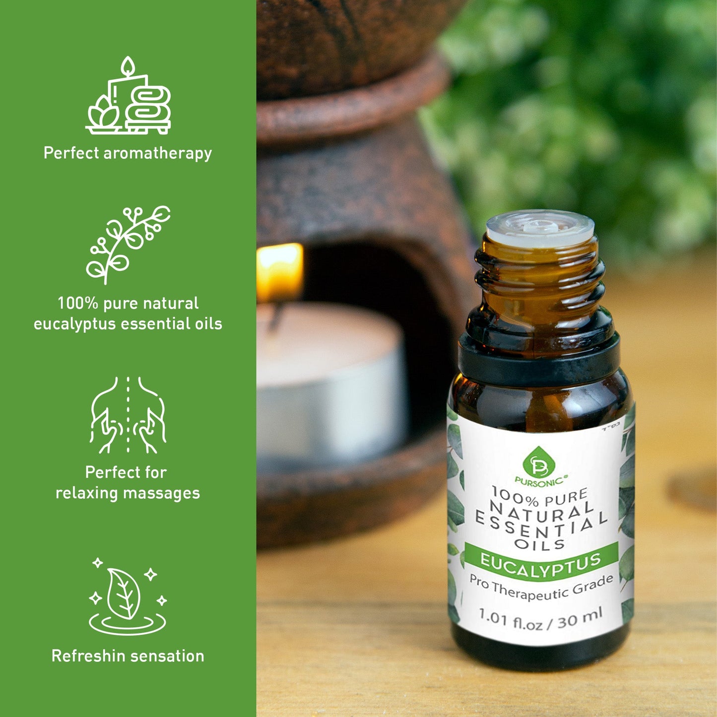 100% Pure & Natural Eucalyptus Essential Oils