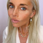 Small Gold Plated Pearl Earrings