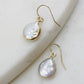 Small Gold Plated Pearl Earrings
