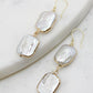 Large Rome Pearl Earrings