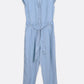 Evening Chai Jumpsuit in Blue Denim