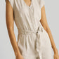 Evening Chai Jumpsuit in Light Beige