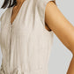 Evening Chai Jumpsuit in Light Beige
