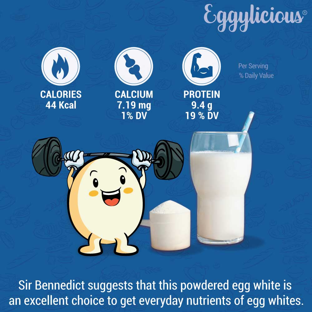 Eggylicious Egg White (Albumin) Powder