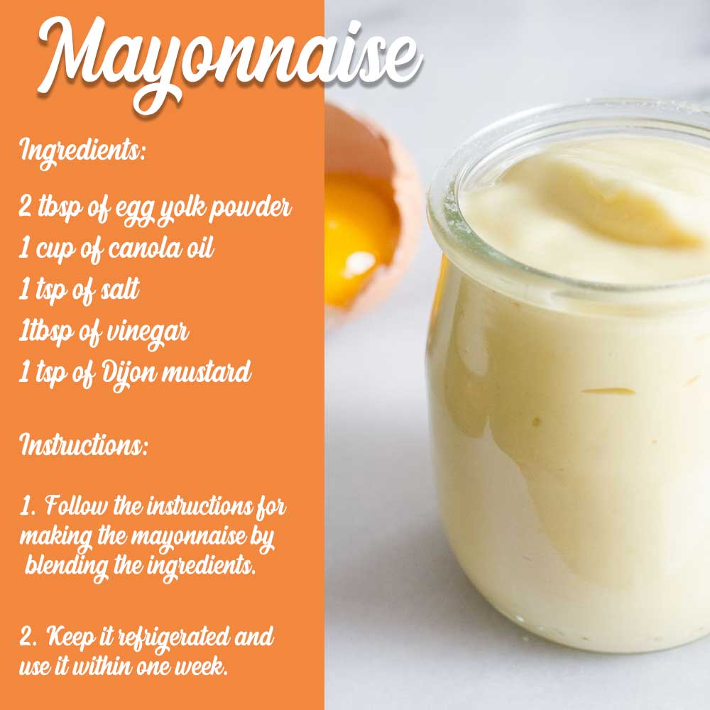 Eggylicious Egg Yolk Powder