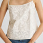 Embroidered Camisole Top in White