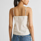Embroidered Camisole Top in White