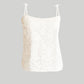 Embroidered Camisole Top in White