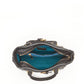 Top Handle Leather Satchel Bag Black Purse Crossbody Bag for Women