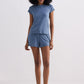 Essential Knit Shorts in Blue