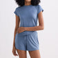Essential Knit Shorts in Blue