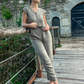 Evening Chai Jumpsuit in Dark Green