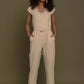 Evening Chai Jumpsuit in Neutral Beige
