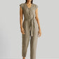 Evening Chai Jumpsuit in Dark Green