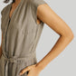 Evening Chai Jumpsuit in Dark Green