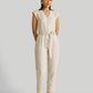 Evening Chai Jumpsuit in Light Beige