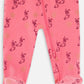 Organic Cotton One Piece Pajama Pink Christmas Stocking Print