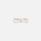 Organic Cotton Headband Heather Beige With Printed Cat
