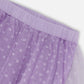 Biker Short With Mesh Skirt Lilac