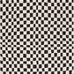 Lajos Black & White Checkered Plush Rug