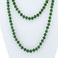 Green Crystal Beaded Necklace