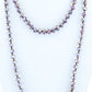Light Purple Crystal Beaded Necklace