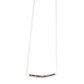 Michelle Bar Necklace in Pyrite