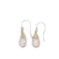 Jill Short Drop Earrings in Rose Quartz