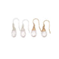 Jill Short Drop Earrings in Rose Quartz