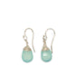 Jill Short Drop Earrings in Chalcedony