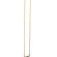 Stephanie Delicate Drop Necklace in Labradorite