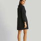Front Twist Dress in Black
