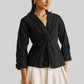 Front Twist Top in Black