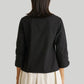 Front Twist Top in Black