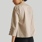 Front Twist Top in Ecru