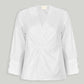 Front Twist Top in White
