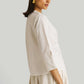 Front Twist Top in White