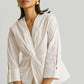 Front Twist Top in White