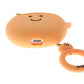 3D Design Orange Air Pods Silicone Case